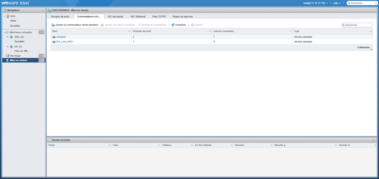 Configuration commutateur virtuel 3
